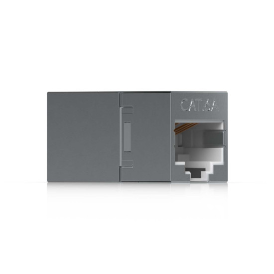 Adaptor RJ45 Inline Cat6A ecranat pentru interior UniFi Ubiquiti, Pachet 10 buc., UACC-RJ45-Coupler-C6A